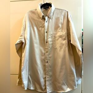 JONATHAN COREY Thick Cotton Shirts Size L Tan